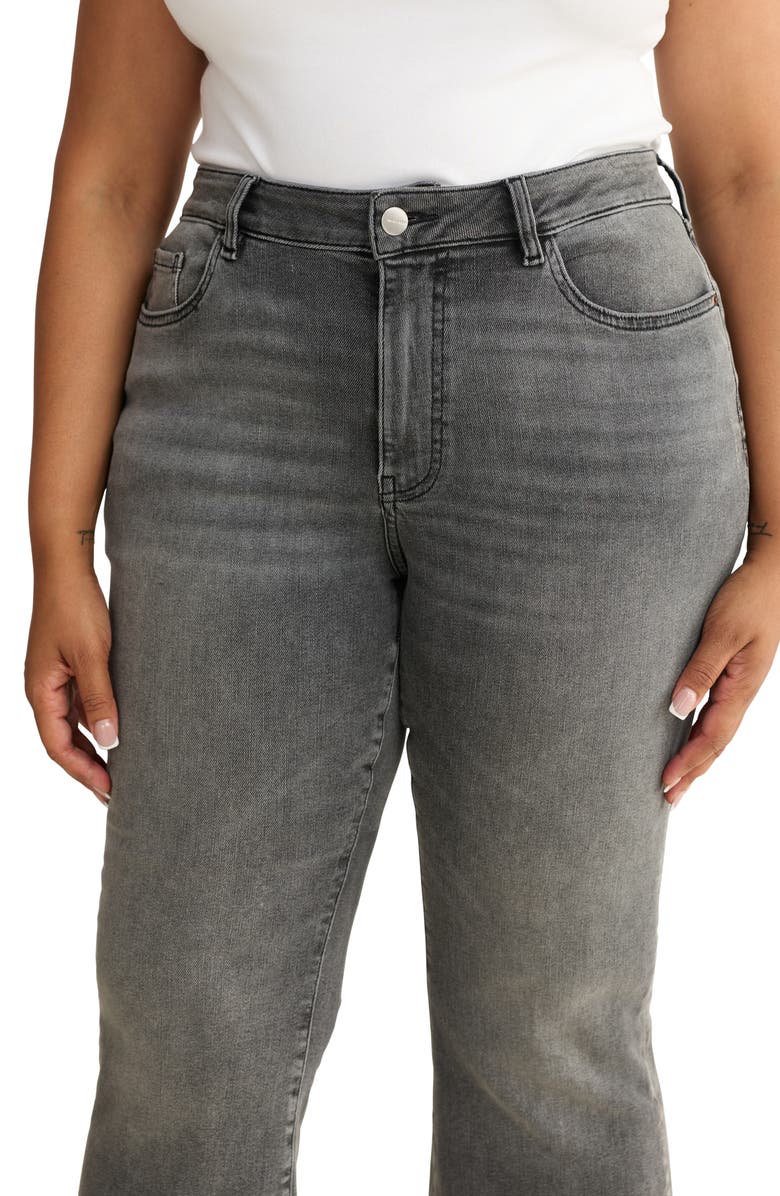 WARP+WEFT NAO High Waist Bootcut Jeans, Alternate, color, New Moon