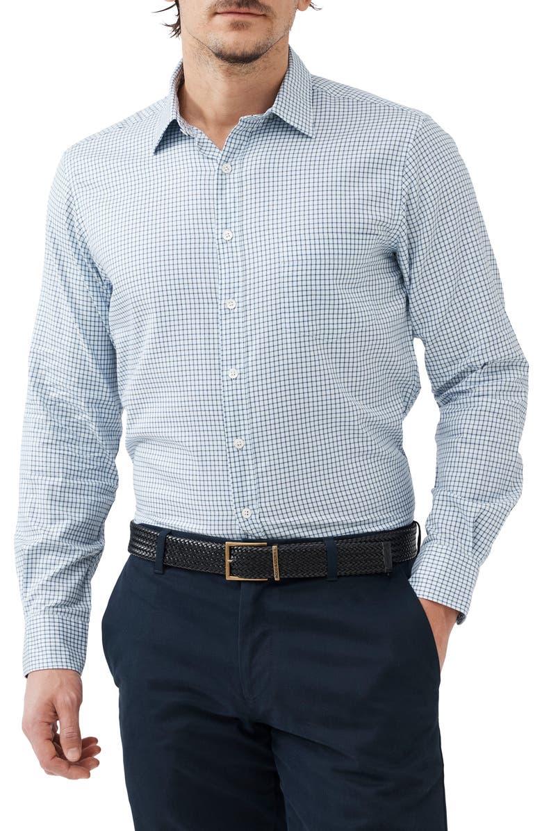 Rodd & Gunn Beaumont Windowpane Check Sports Fit Button-Up Shirt, Main, color,