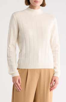 Bruno Magli Wide Rib Cashmere Sweater