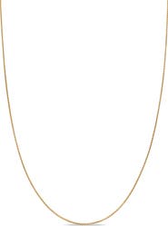 David Yurman 18K Yellow Gold Box Chain Necklace, 1.25mm