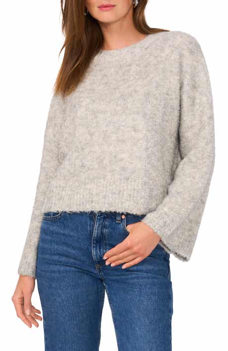 Vince Camuto Crewneck Bell Sleeve Sweater
