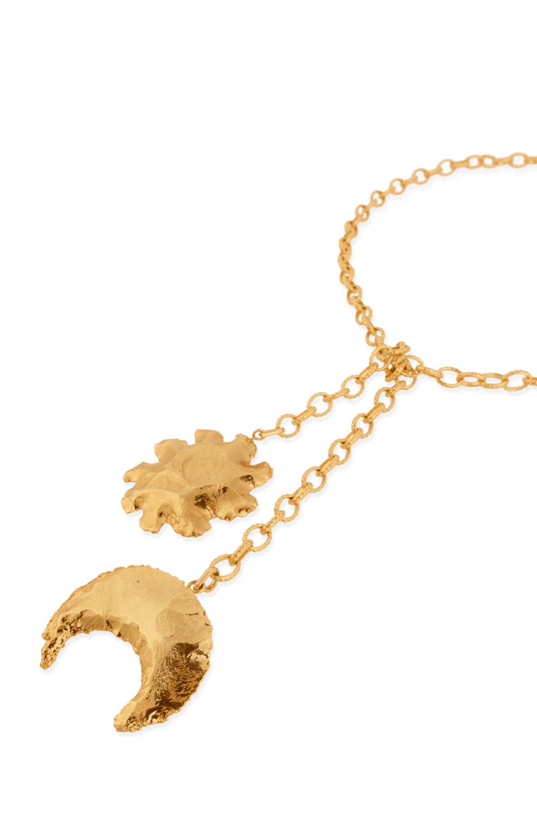 SYLVIA TOLEDANO Sol y Luna Necklace, Alternate, color, Gold