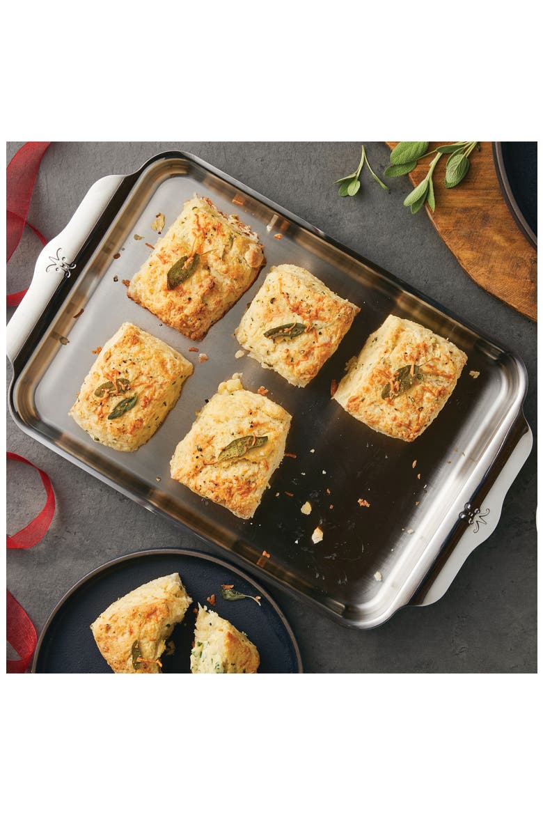 OvenBond 3-Piece Stainless Steel Sheet Pan Set, Alternate, color, STAINLESS STEEL