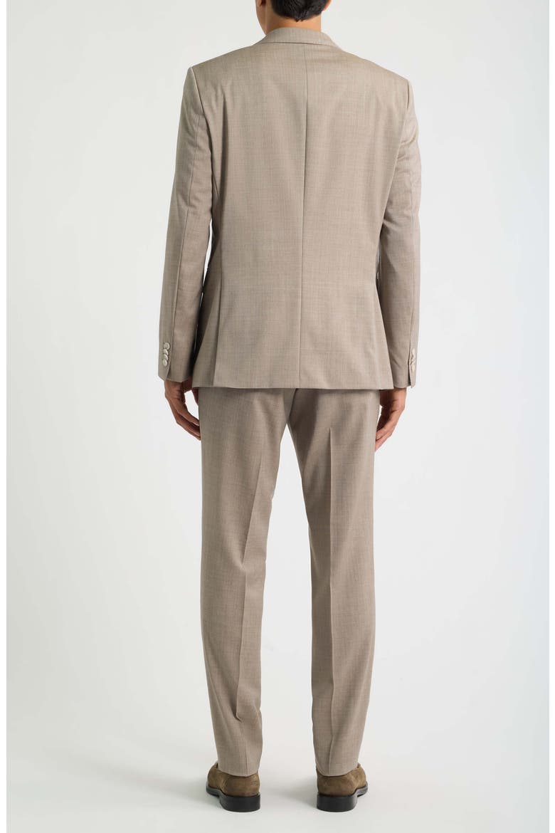 Virgin Wool Suit, Alternate, color, MEDIUM BEIGE