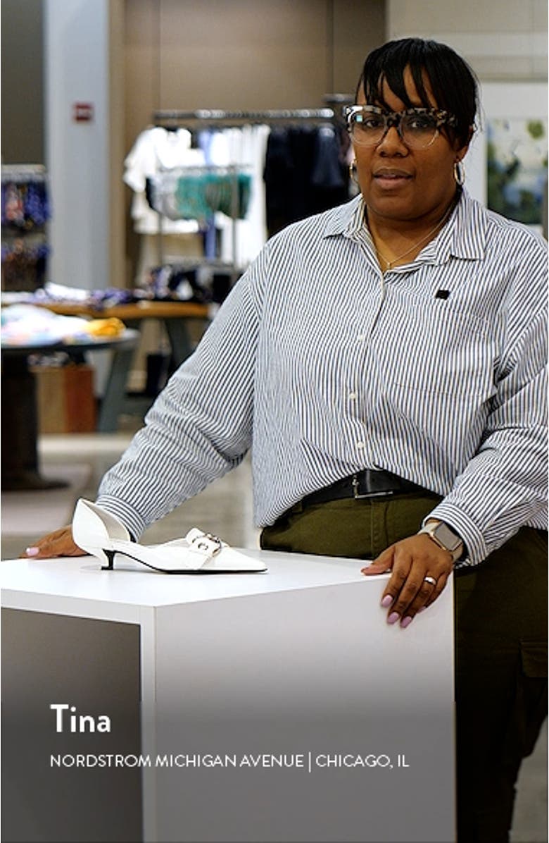 Smooth Kitten Heel d'Orsay Pump, sales video thumbnail