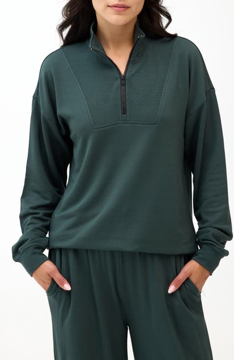 Nyla Fleece Half Zip Pullover