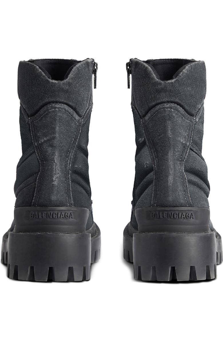 Balenciaga Combat Strike Boot, Alternate, color, Black