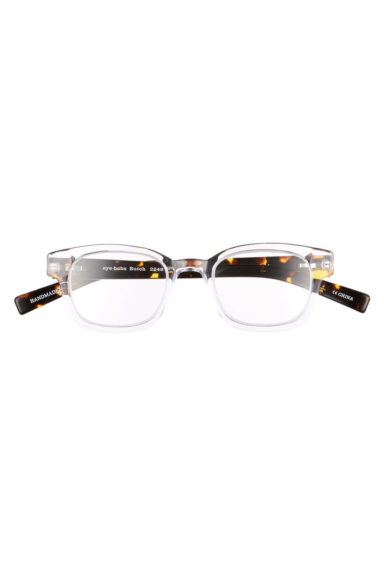 Butch 45mm Reading Glasses, Alternate, color, CRYSTAL WITH TORTOISE