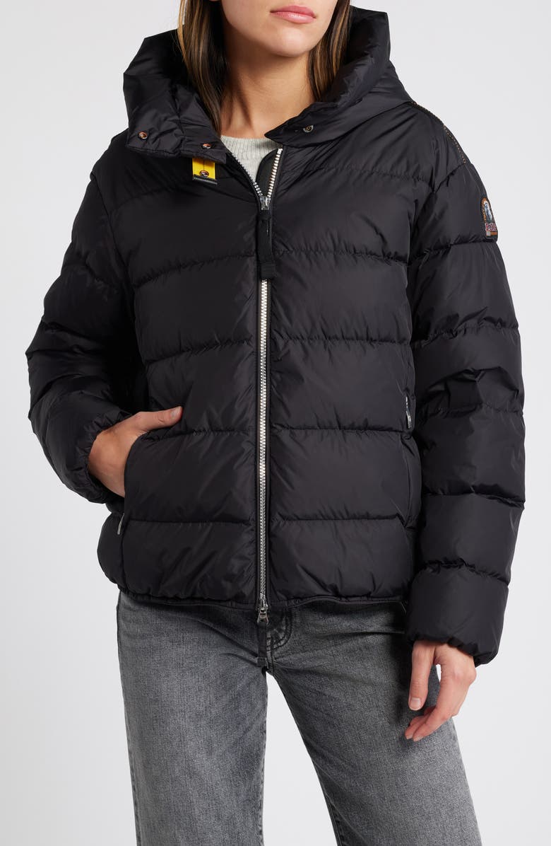Parajumpers Jinny Hooded Water Repellent 750 Fill Power Down Puffer Jacket, Main, color, 