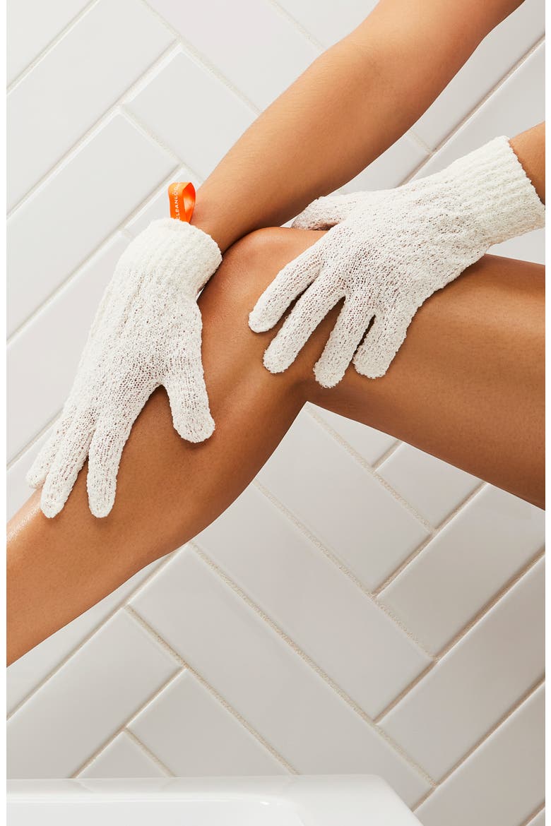 Exfoliating Body Gloves, Alternate, color, NO COLOR