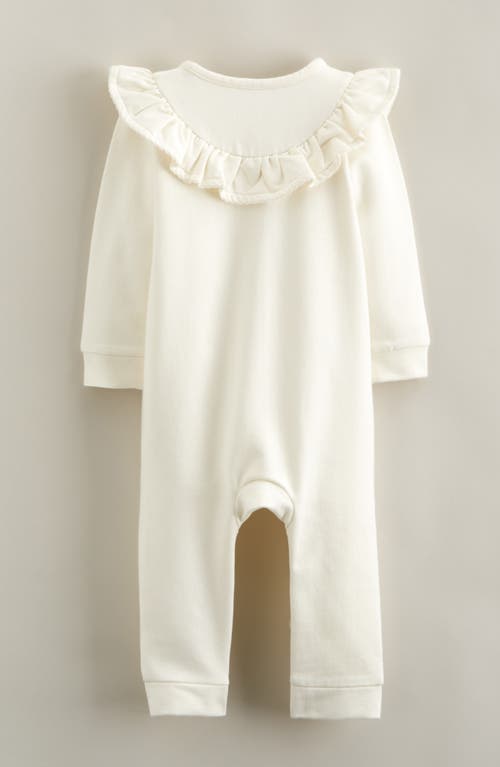Nordstrom Ruffle Cozy Romper In White