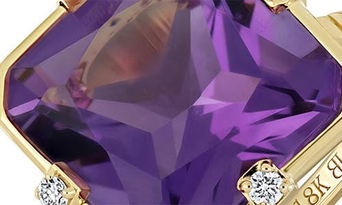 Bony Levy Iris Amethyst & Diamond Statement Ring In Gold
