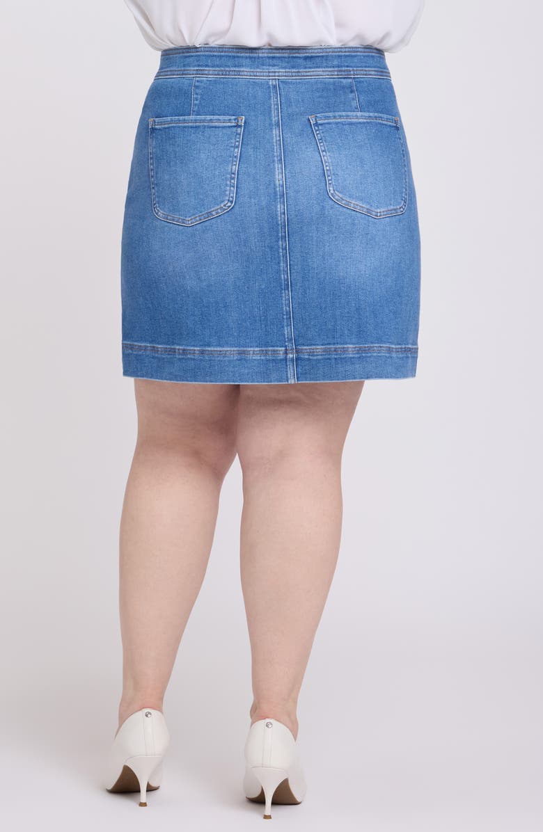NYDJ High Waist Utility Denim Skirt, Alternate, color, 