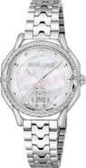 Roberto Cavalli by Franck Muller Mother-of-Pearl Bracelet Watch, 32mm