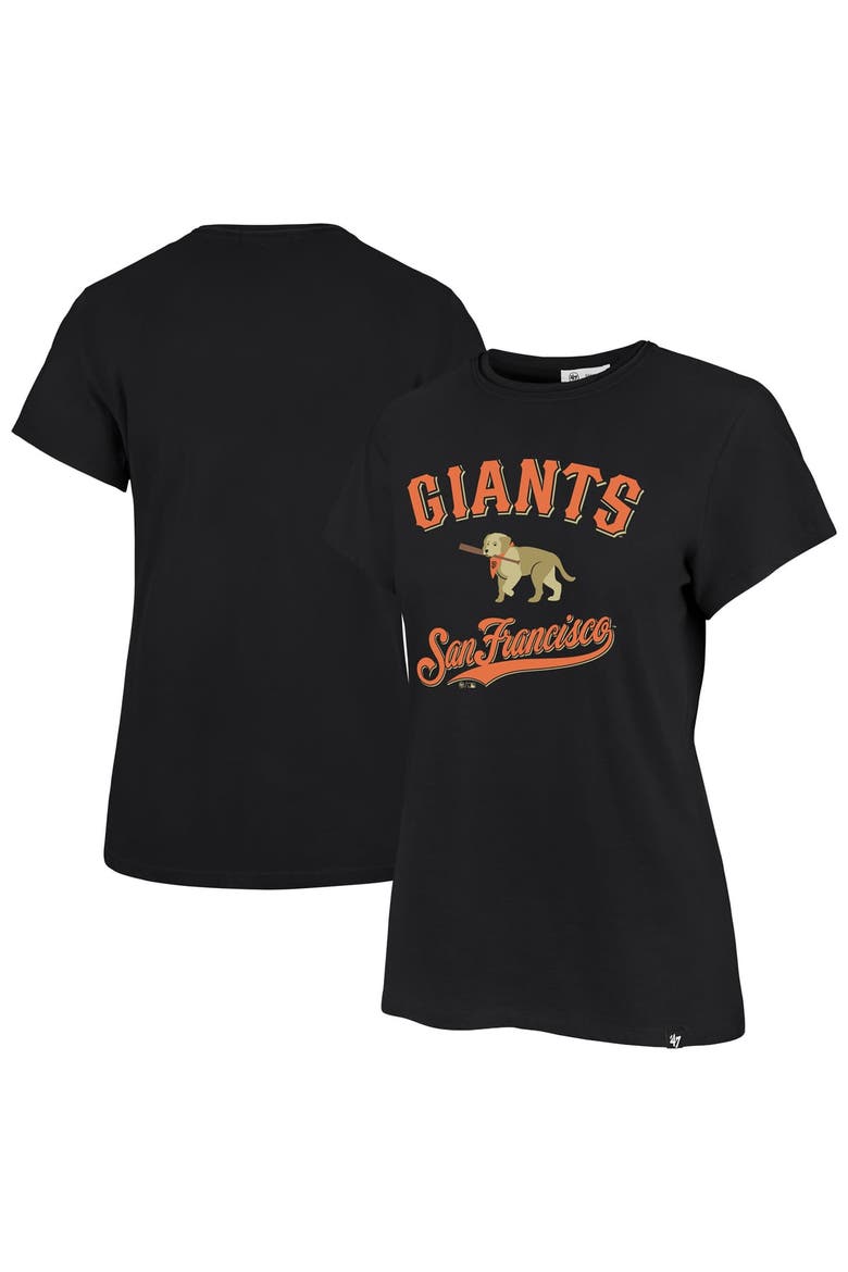 Women's '47 Black San Francisco Giants Regional Frankie T-Shirt, Main, color, Black