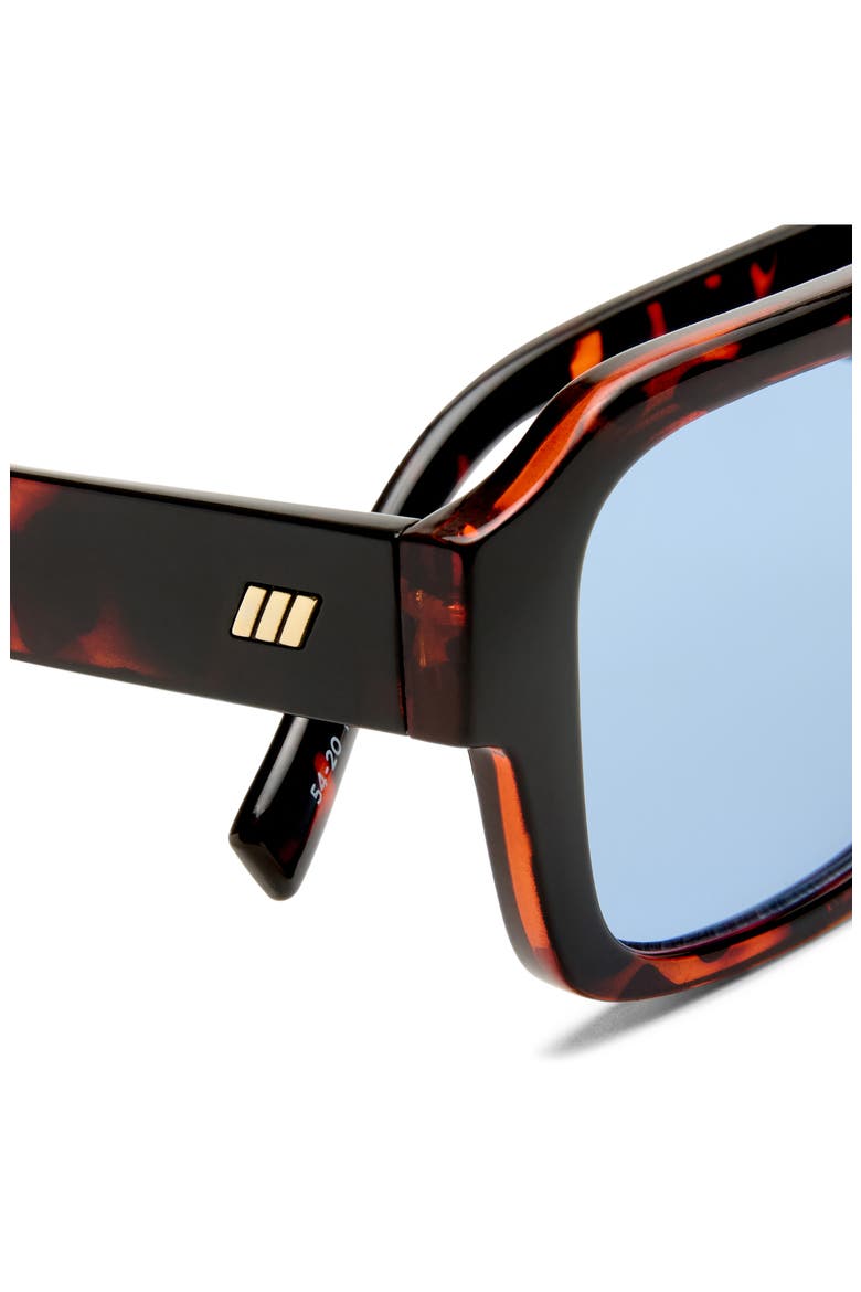 Subzero 54mm Aviator Sunglasses, Alternate, color, TORT / BLUE TINT