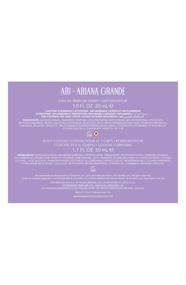 ARIANA GRANDE Ari by Ariana Grande 2-Piece Fragrance Set, Alternate, color,