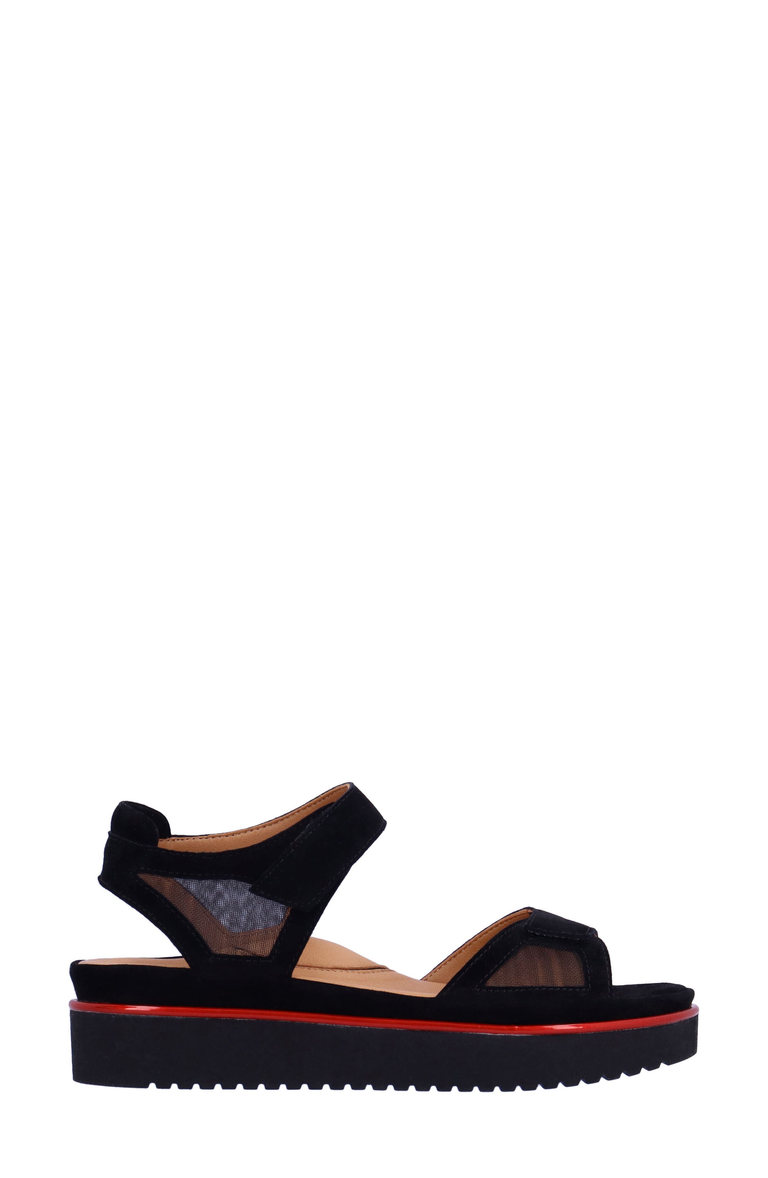 L'Amour des Pieds Arna Sandal, Alternate, color, Black