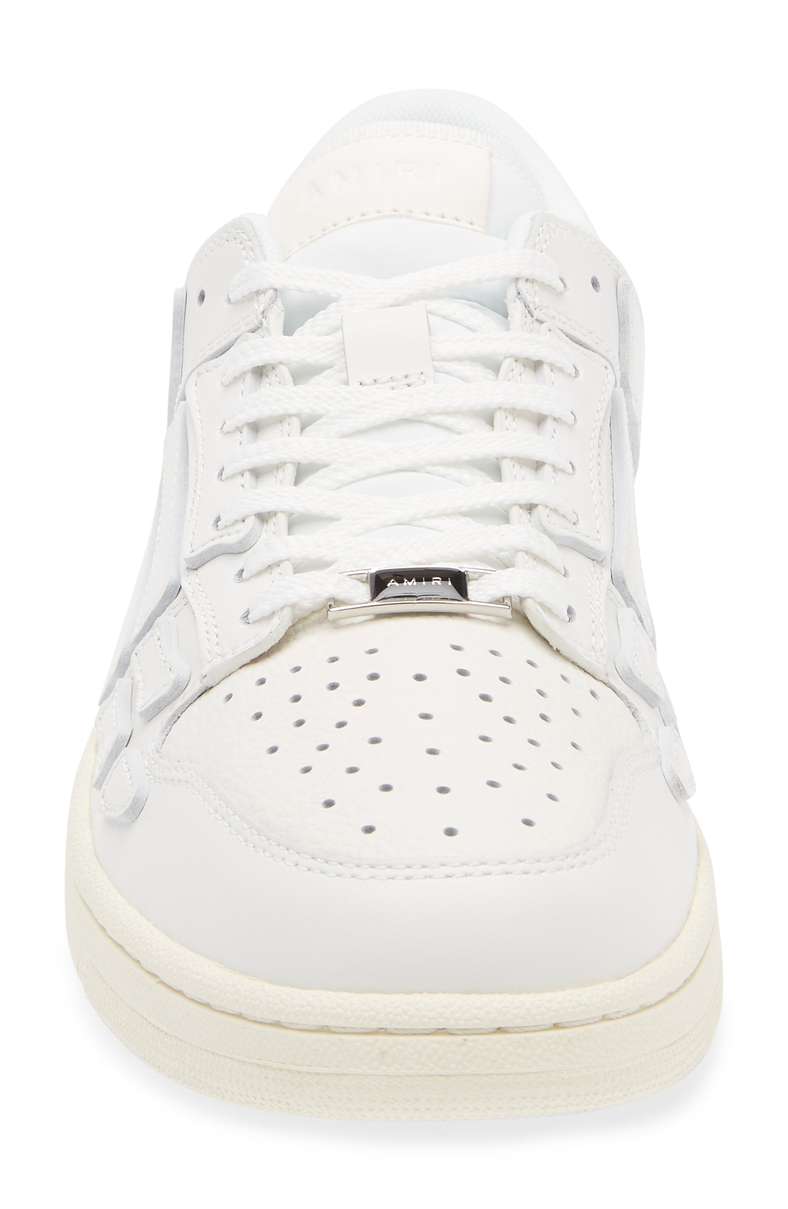 AMIRI Skeleton Low Top Sneaker, Alternate, color, White/ White/ Vintage