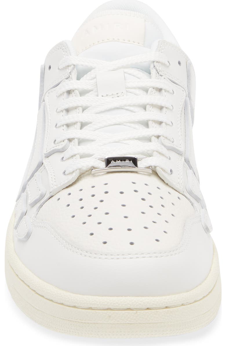 AMIRI Skeleton Low Top Sneaker, Alternate, color, White/ White/ Vintage