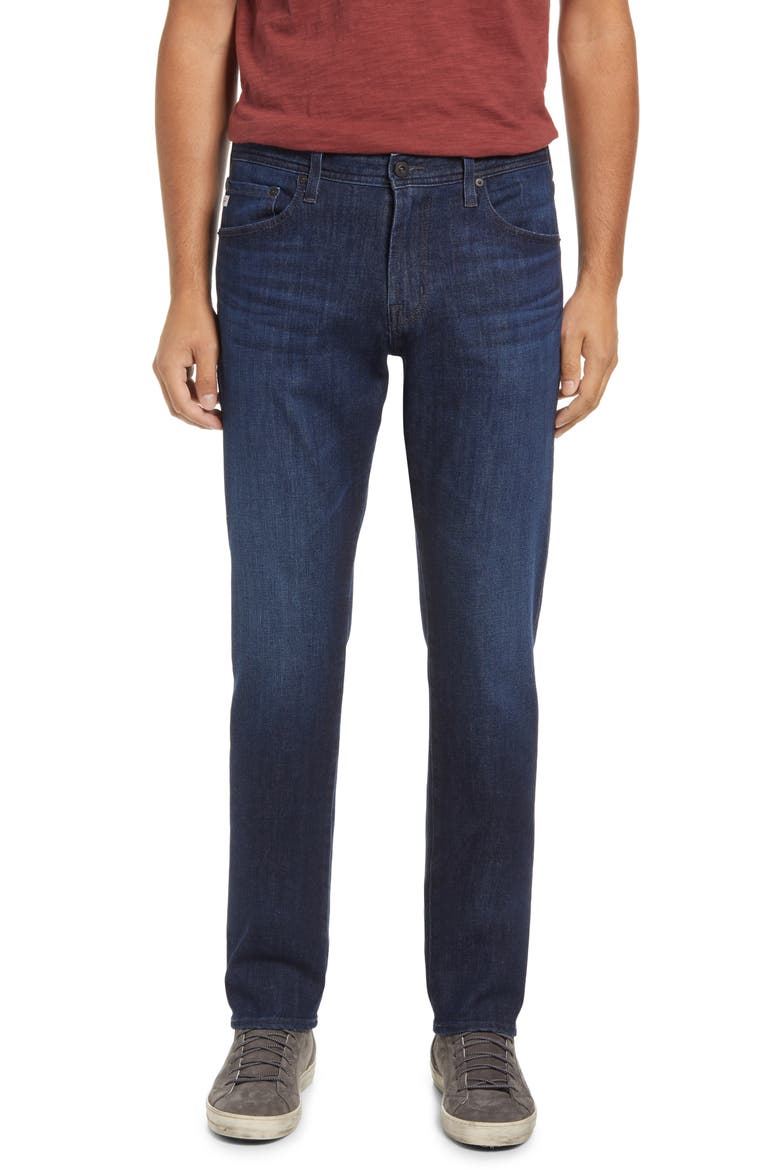 Everett Slim Straight Leg Jeans, Main, color, PURSUIT