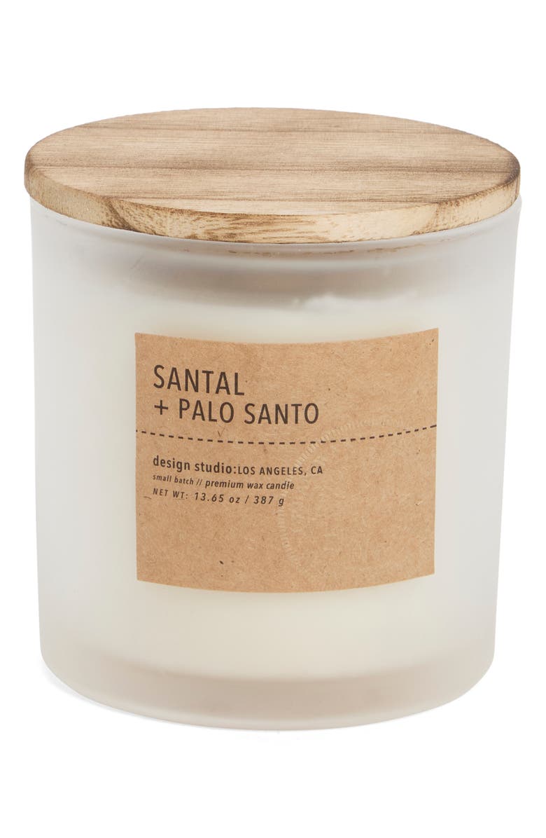 PORTOFINO CANDLES Santal & Palo Santo Jar Candle, Main, color, Santal N Palo Santo