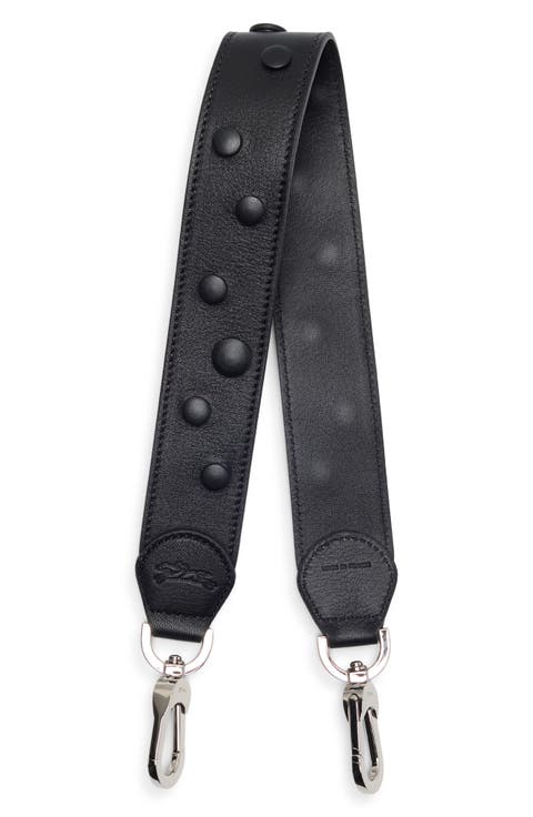 Studded Leather Bag Strap