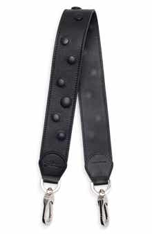 Longchamp Studded Leather Bag Strap