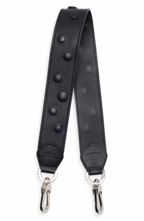 Longchamp Studded Leather Bag Strap