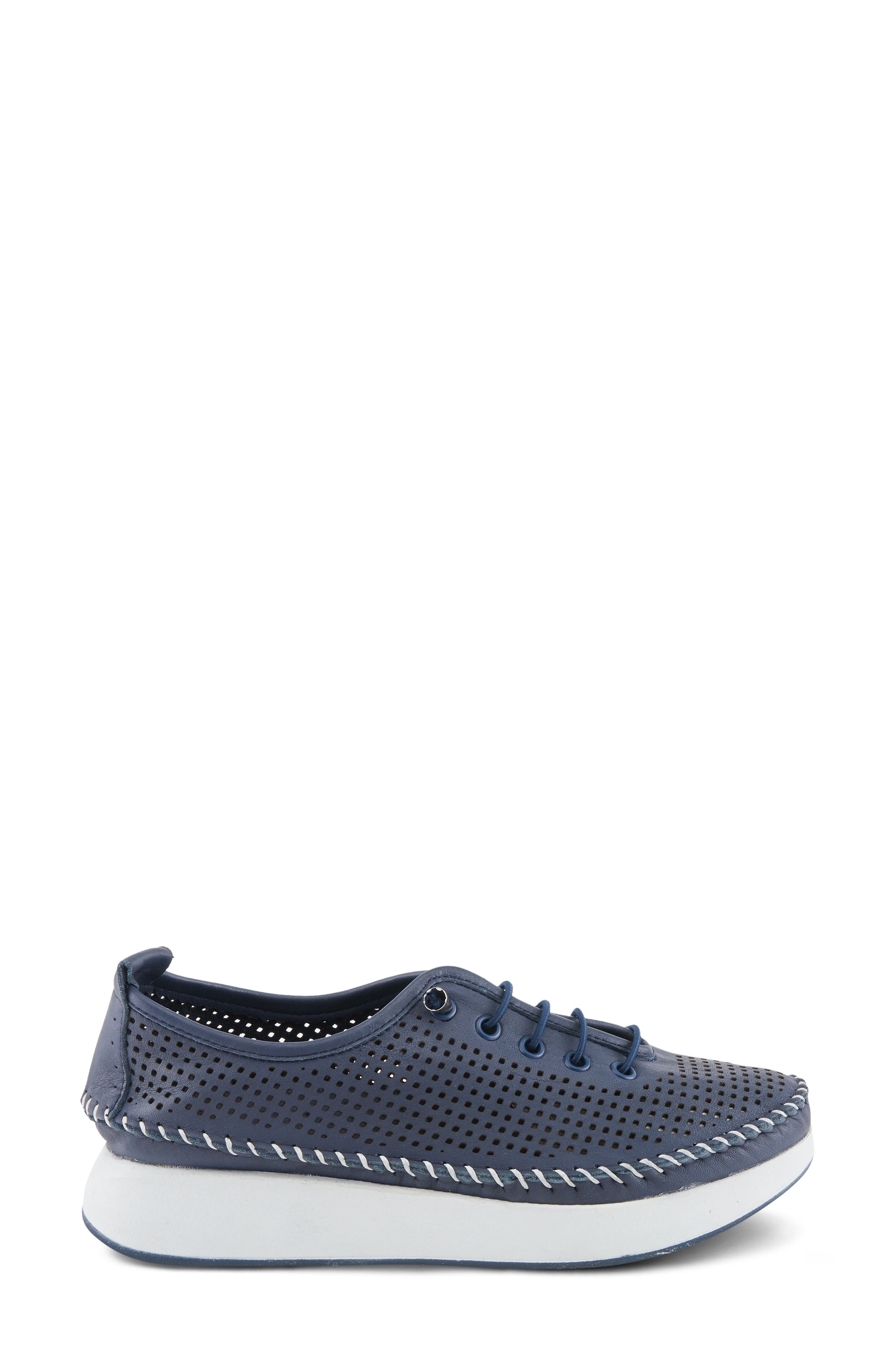 Eastwood Platform Sneaker, Alternate, color, NAVY