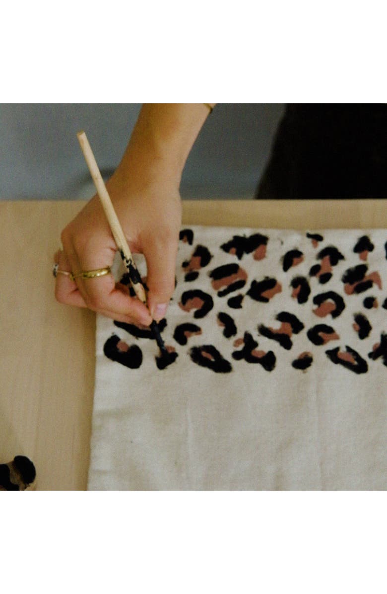 JOYN Block Printing Kit - Leopard Print Tote Bag, Alternate, color, Leopard Print