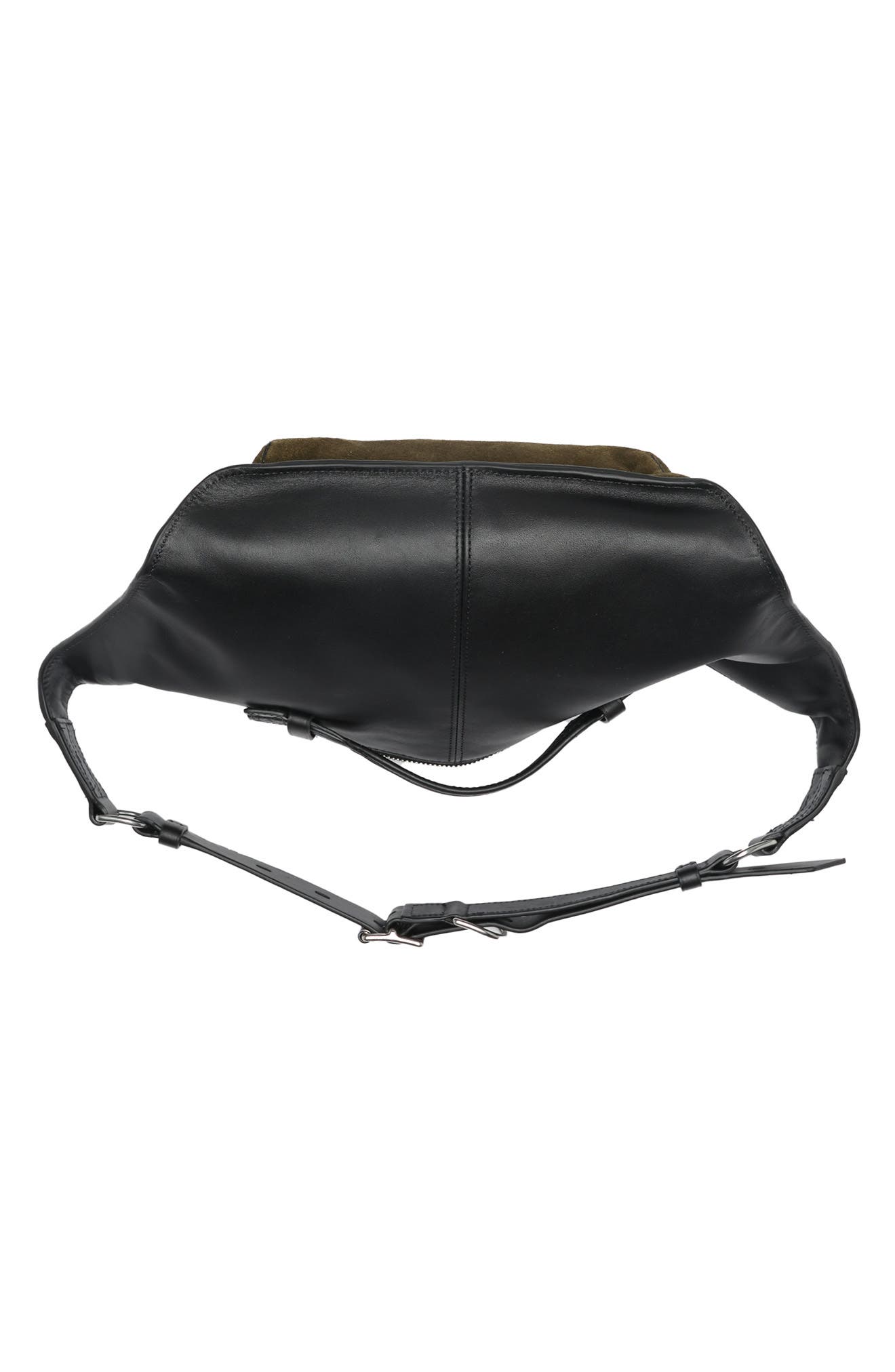 RAG AND BONE Elliot Large Fanny Pack, Alternate, color, OLIVE SUEDE