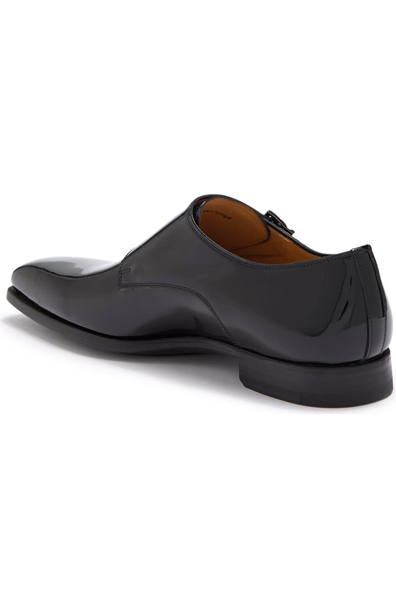 Magnanni Carmo Patent Leather Monk Strap Derby, Alternate, color,