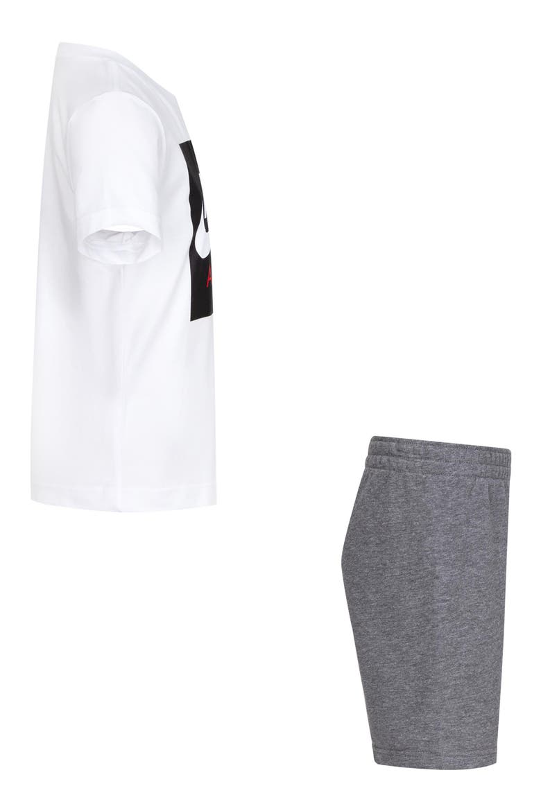 Kids' Crew Tee & Knit Shorts Set, Alternate, color, CARBON HEATHER