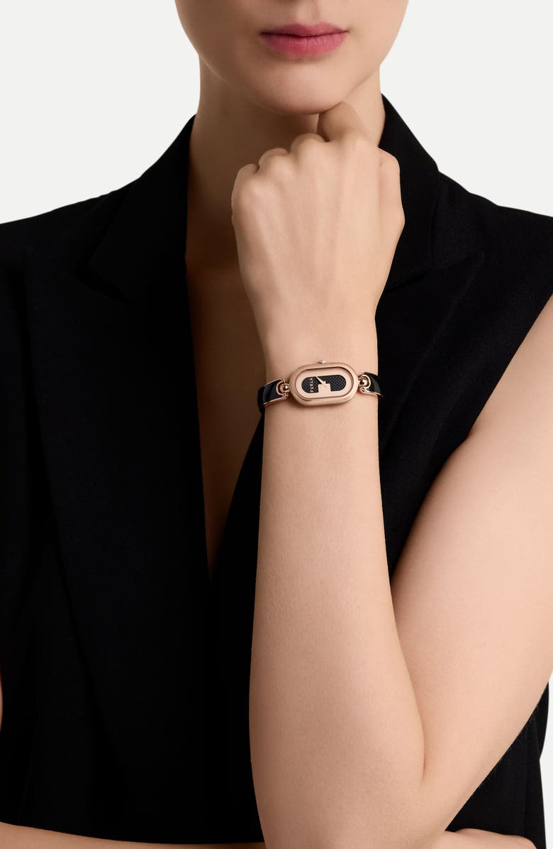 Furla Glamour Chic Bracelet Watch, 19mm x 6.2 mm, Alternate, color, Rose Gold