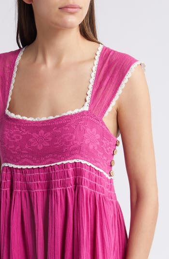 Heartland Embroidered Bodice Cotton Minidress