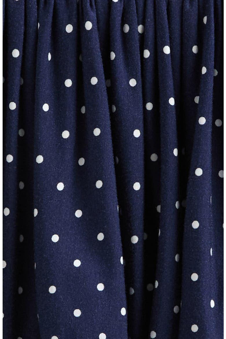 Kids' Knit Bubble Skort, Alternate, color, NAVY PEACOAT TATIANA DOT