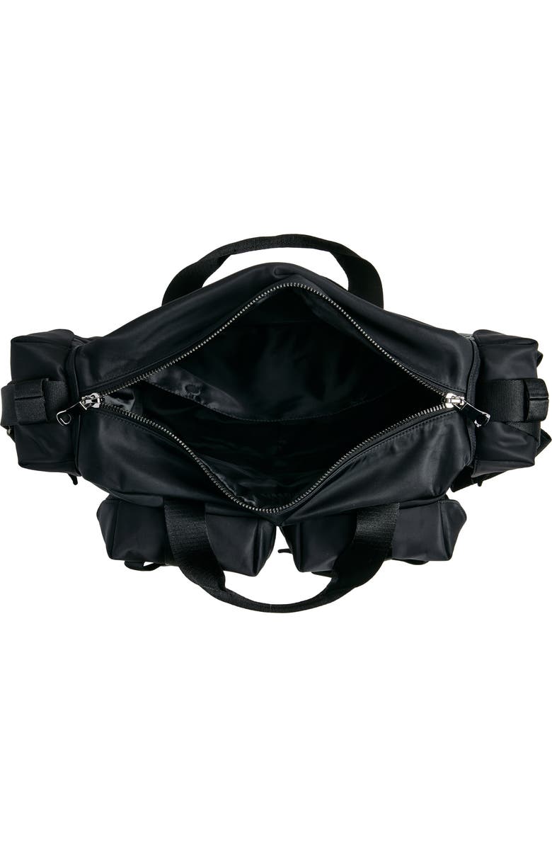 Simone Rocha Classic Bow Satin Duffle Bag, Alternate, color,