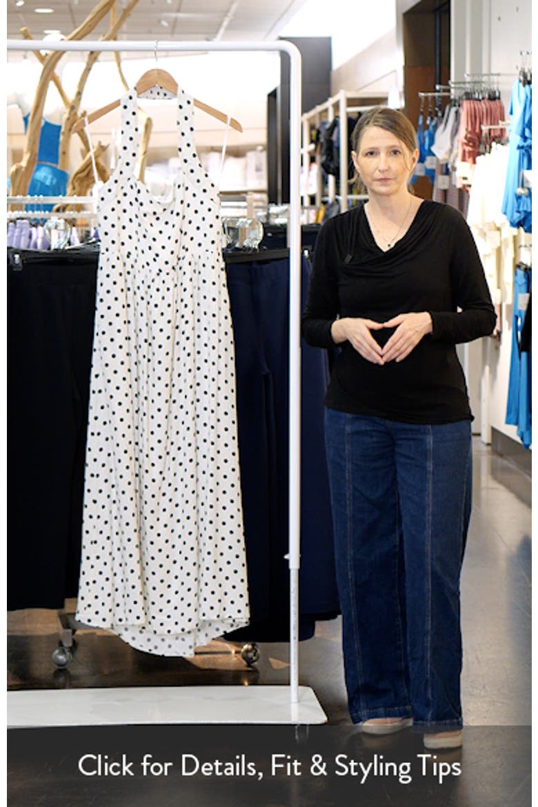 Gemini Polka Dot Halter Dress video