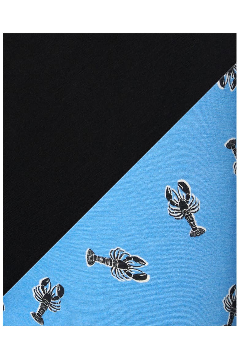 DropTemp™ Assorted 2-Pack Cooling Cotton Boxer Briefs, Alternate, color, LOBSTER BOIL/BLACK