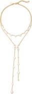 Ramy Brook Nila Stone Layered Lariat Necklace