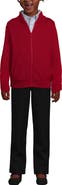 Lands' End School Uniform Kids Legacy Full Zip Cardigan