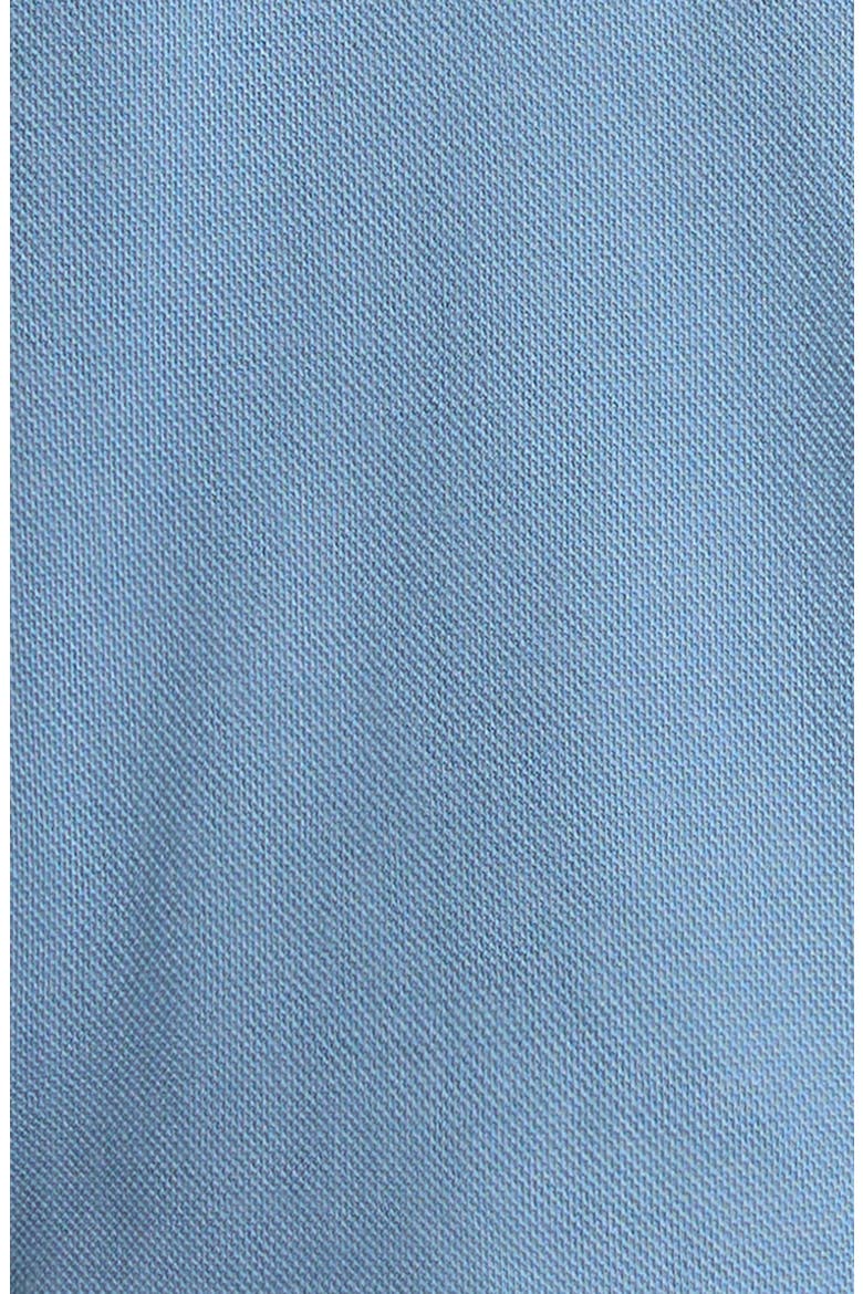 Kids' Tipped Stretch Cotton Piqué Polo, Alternate, color, BLUE