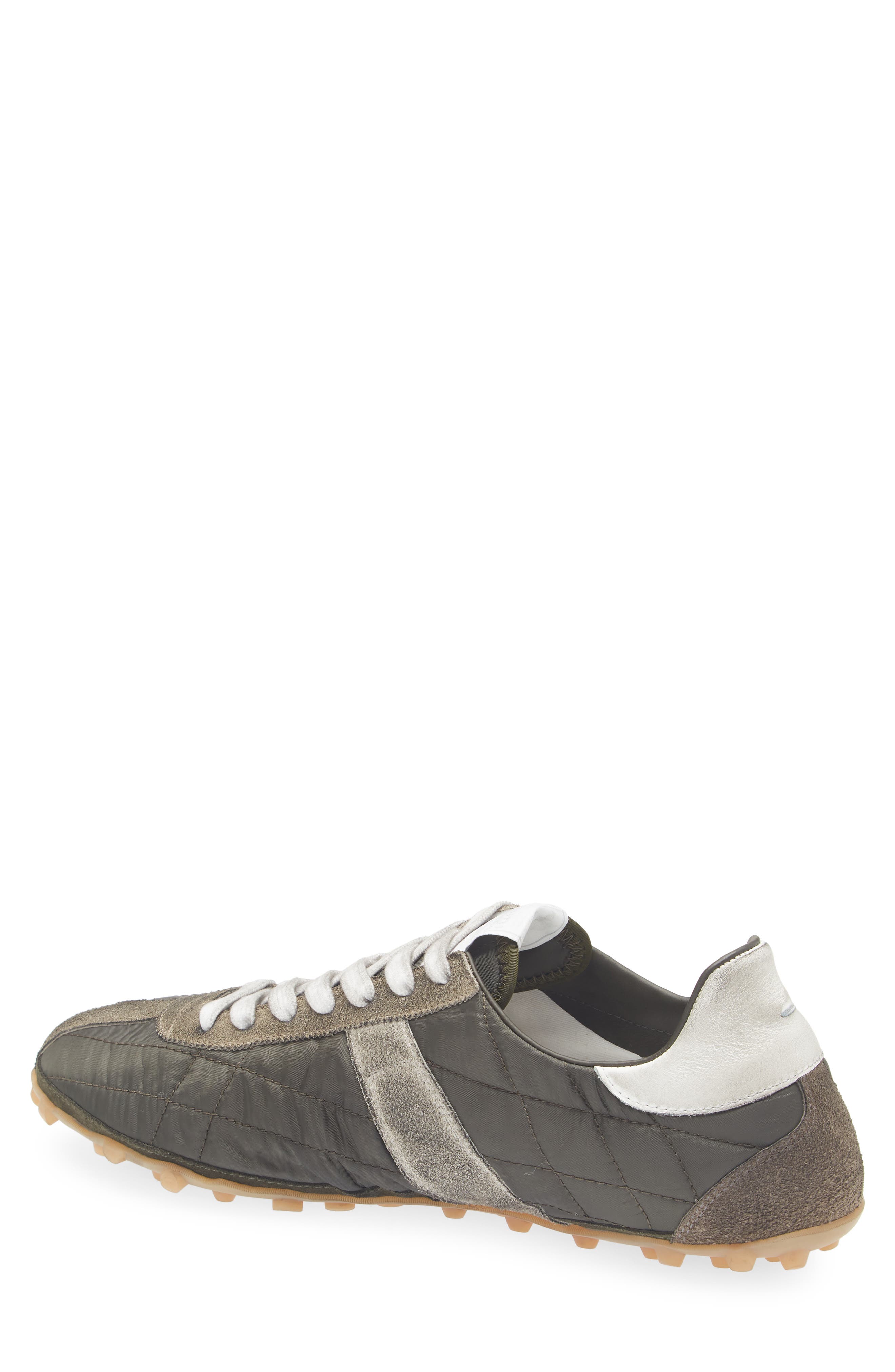 Maison Margiela Sprinter Low Top Sneaker, Alternate, color, Dark Green/ White/ Grey