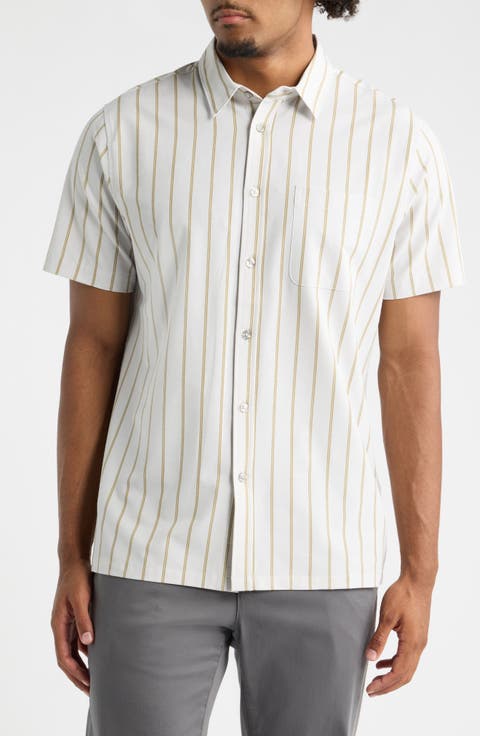 Short Sleeve Bridge Button-Up Shirt