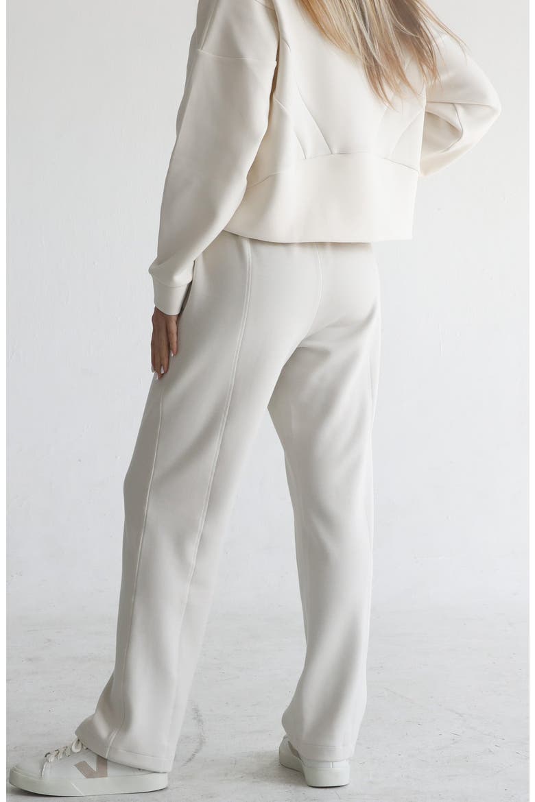 Lyah Softstreme High-Waisted Wide-Legged Pants, Alternate, color, Bone
