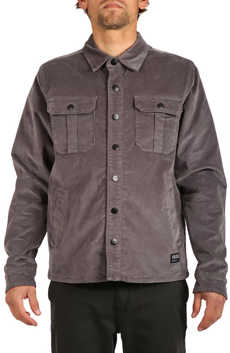 Ezekiel Spencer Long Sleeve Overshirt, Main, color, 