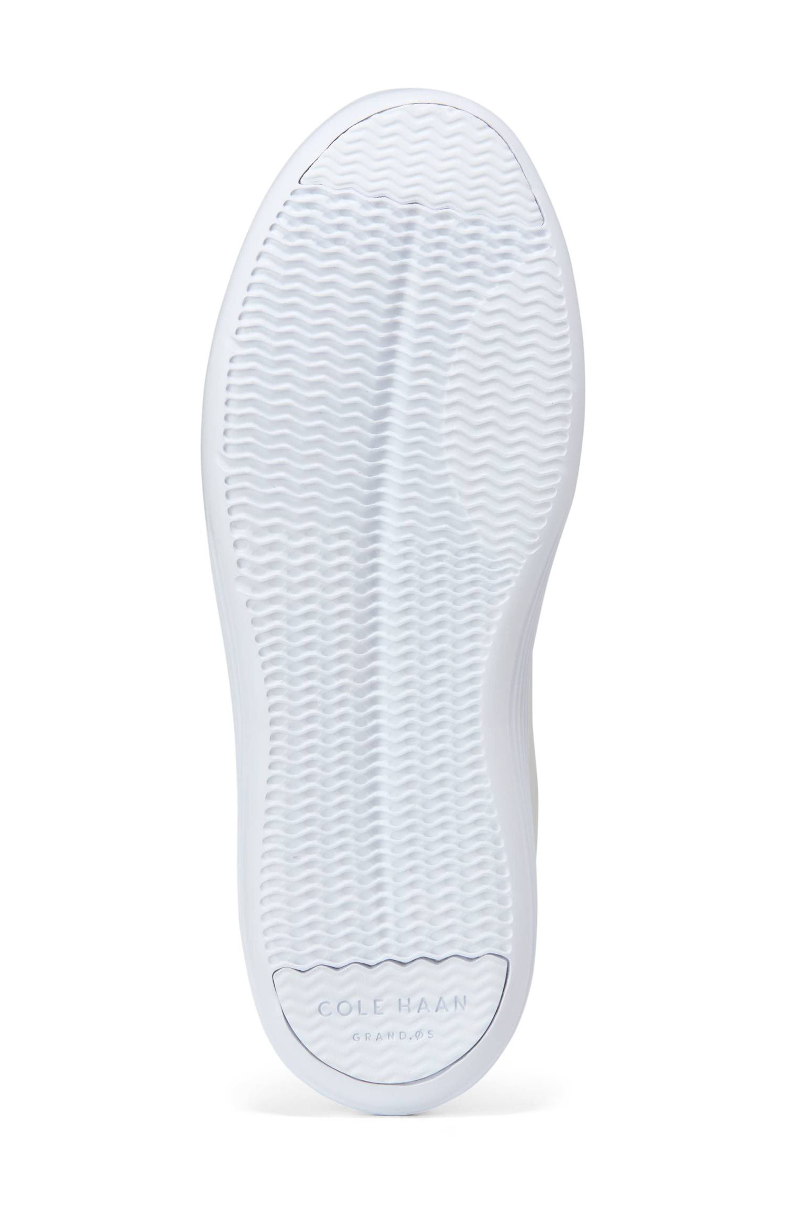 Cole Haan Grand Crosscourt Sneaker, Alternate, color, White/ Silver Metallic