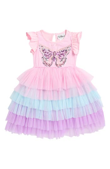 Shop Rare Editions Kids' Sequin Butterfly Tutu Dress