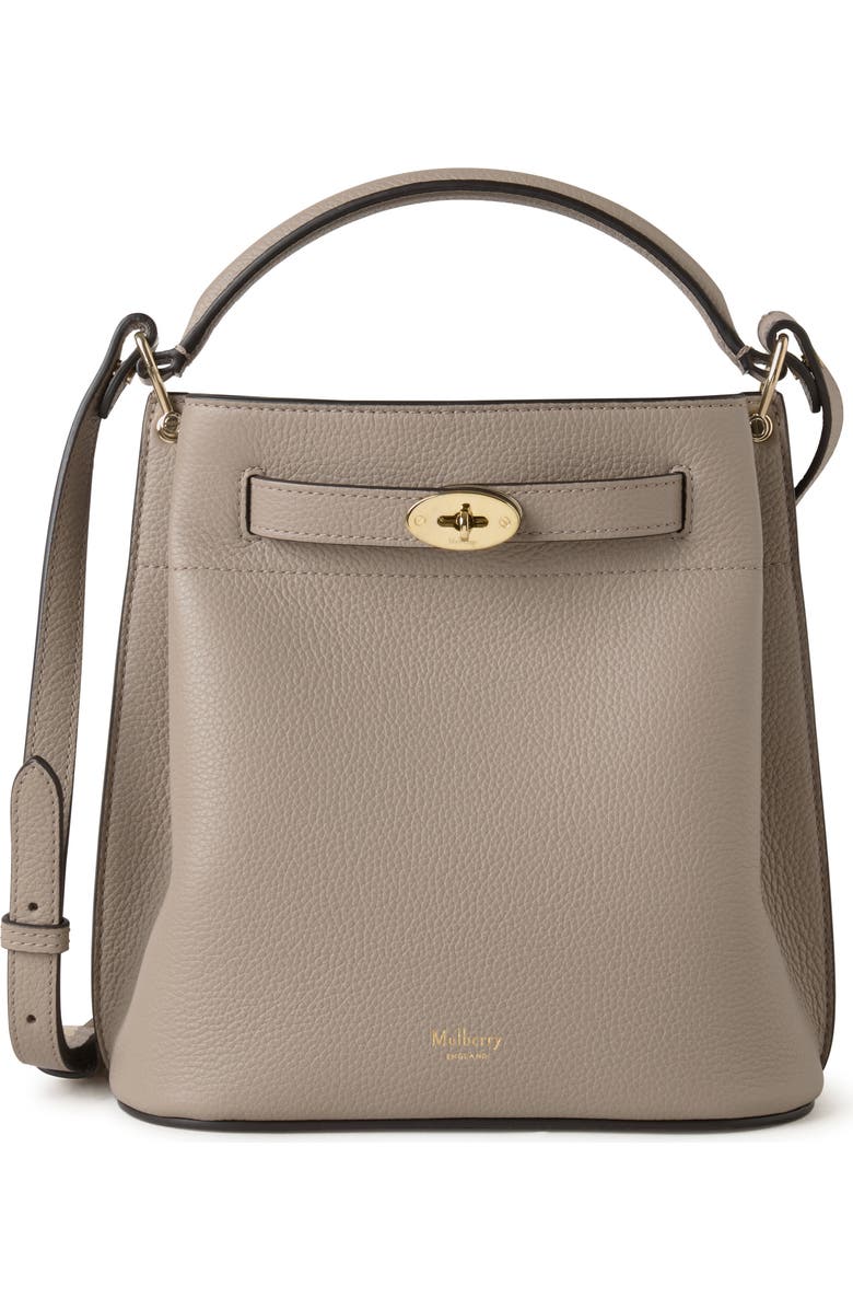 Mulberry Islington Leather Bucket Bag, Main, color, Cashmere Taupe